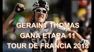 Resumen Etapa 11 Tour de Francia 2018 [upl. by Lewap311]