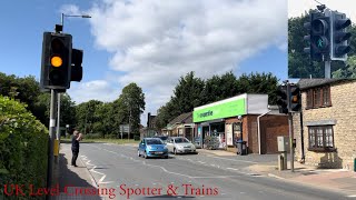 Lyneham  Unbranded Mellors  Microsense Pelican Crossing Traffic Lights Wiltshire [upl. by Eibbob]