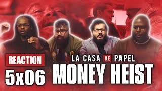 Money Heist  5x6 Escape Valve  Group Reaction [upl. by Norword]