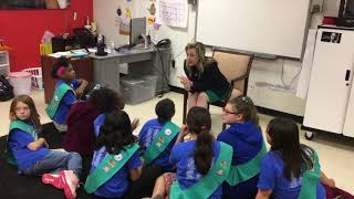 Rep Horn talks Congress with Girls Scouts [upl. by Keemahs]