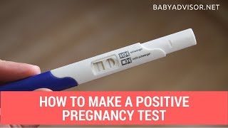 How To Make A Positive Pregnancy Test  How to Make Your Pregnancy Test Positive [upl. by Irwinn]