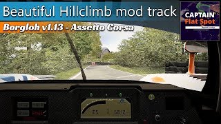 Borgloh  Beautiful Hillclimb mod track  Assetto Corsa [upl. by Oretna935]