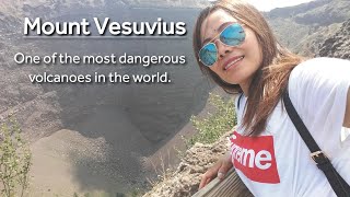 Most dangerous volcano  Vesuvius Volcano peak  Pompie Italy [upl. by Odracer]