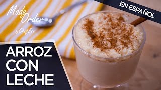 Receta de Arroz con Leche Cremoso  A La Orden  Made to Order  Chef Zee Cooks [upl. by Inoliel]