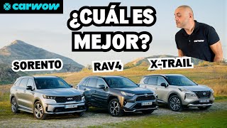 COMPARATIVA TOYOTA RAV4 PHEV vs NISSAN XTRAIL E POWER vs KIA SORENTO HÍBRIDO MIS SENSACIONES [upl. by Saidel]