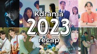 Kdrama 2023 recap [upl. by Yxel]