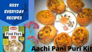 10 நிமிடம் போதும் ஆச்சி பானி பூரி செய்ய  Aachi Pani Puri Kit  Aachi Pani Puri Kit in tamil [upl. by Anaek]