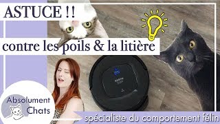 Solution contre poils de chat et litiere test du robot Amibot Prime H2O [upl. by Goldia]