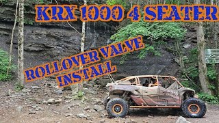 KRX 1000 4 seater RCOR Rollover Valve Install [upl. by Ada]