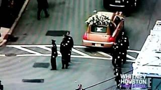 Whitney Houston Casket Carried to Hearse [upl. by Ylekalb]