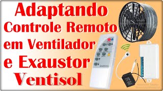 Como Instalar um Módulo de Controle Remoto PLigar e Desligar o Ventilador amp Exaustor da Ventisol [upl. by Orten742]