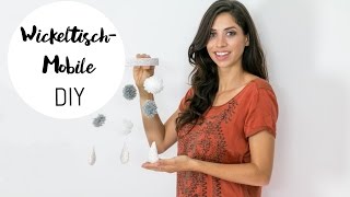 Wickeltisch Mobile DIY [upl. by Sadnac]