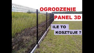 Ogrodzenie panelowe 3D czyli kupujemy materiał info o cenach [upl. by Gil274]