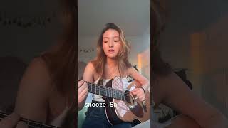 snooze by sza sally kim cover snooze sza covermusic music singing singer sally guitar [upl. by Rekoob]