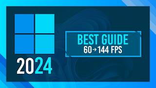 2024 Ultimate Windows Gaming Performance Optimization [upl. by Colvert]