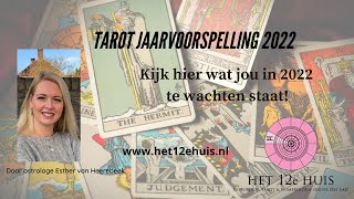 Tarot jaarvoorspelling 2022 SCHORPIOEN [upl. by Davena879]