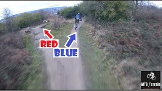 Parkwood Springs MTB Trail  Sheffield BLUE AND RED [upl. by Ainelec]