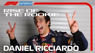 Daniel Ricciardo The Story So Far  Rise of the Rookie  Aramco [upl. by Benildas]