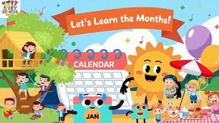 Learn the Months of the Year  Catchy Educational Song and Video [upl. by Merriman677]