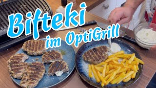 Bifteki wie vom Griechen 🇬🇷 gegrillt im OptiGrill [upl. by Fleck569]