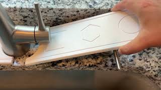 Kitchen Faucet Absorbent MatDiatomite Mixed Pattern Splash Guard for Sink  Product Review [upl. by Neeruan]