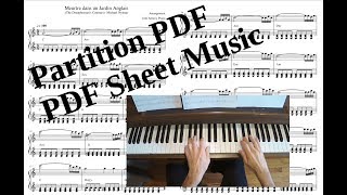 Meurtre dans un jardin anglais  Draughtsmans Contract   Partition PDFPiano Sheet Music [upl. by Anana]