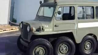 RARE RARE 1953 Willys 8X8 Military V8 powered RigMUST SEE [upl. by Llennoj]