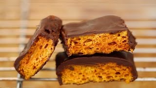 Homemade Honeycomb Candy amp Cadbury Crunchie Bars Recipe [upl. by Nethsa]