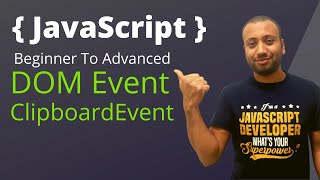 javascript bangla tutorial 54  DOM Event  ClipboardEvent [upl. by Schlessel991]