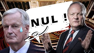 ASSELINEAU au sujet du DISCOURS de BARNIER [upl. by Nicki325]