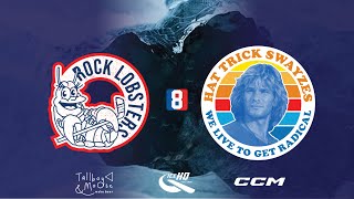 Rock Lobsters vs Hat Trick Swayzes  Div 8  11th August  IceHQ Beer League ice hockey [upl. by Yrreg957]