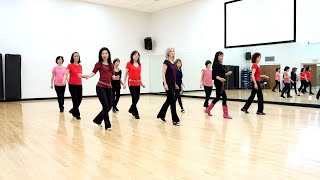 Crystal Cha  Line Dance Dance amp Teach in English amp 中文 [upl. by Analak727]