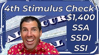 Social Security 1400 4th Stimulus Check  SSA SSDI SSI Seniors Low Income [upl. by Atinele11]