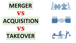 Merger vs Acquisition vs Takeover  Know The Core Differences With Real Case Studies [upl. by Kerns557]