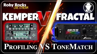 Roby Rocks Live  KEMPER VS FRACTAL Profiling VS Tone Match [upl. by Korney548]