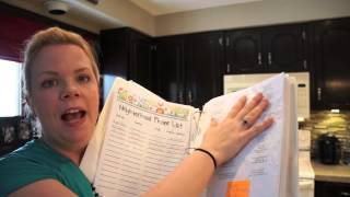 Create a Household Management Binder [upl. by Odie]