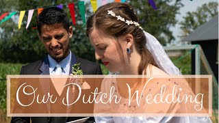 Our Wedding in the Netherlands  Foreigner weds Nepali Celebration 2 [upl. by Nitz]