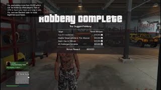 Duggan Robbery 6  Mammoth Patriot MilSpec PERFECT RUN  Grand Theft Auto 5 Online Chop Shop [upl. by Yacano]