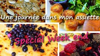 Une journée dans mon assiette SPÉCIAL WEEKEND Healthy  Journée dété [upl. by Imorej]