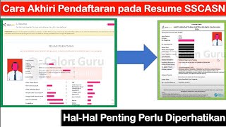 🔴LIVE Cara Akhiri Proses Pendaftaran CPNS 2024 di Halaman Resume dan Hal Penting Wajib Dilakukan [upl. by Nillor]