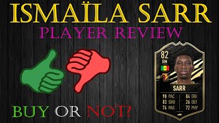 ISMAILA SARR 82 INFORM PLAYER REVIEW  A CHEAP MONSTER SUPERSUB FIFA 21 ULTIMATE TEAM [upl. by Munro]