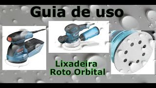 Guia de Uso Lixadeira Roto Orbital Hookit Interfaces Acessórios Lixamento e Polimento [upl. by Imarej]