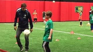 Raúl and Cosmos TDP Host Youth Clinic [upl. by Lemhaj]