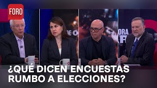 ¿Cómo van las encuestas rumbo a las elecciones presidenciales de México  Es la Hora de Opinar [upl. by Deadman950]