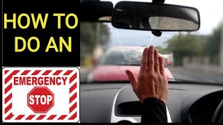 How to do an EMERGENCY STOP  Road Test Tips  Toronto Drivers [upl. by Calla]