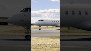 Bombardier BD7001A11 taxiing in HNL Int’l Airport bombardier planespotting airplane [upl. by Nolitta722]