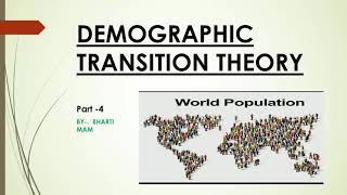 Demographic transition modelNCERT BOOK [upl. by Sharman]