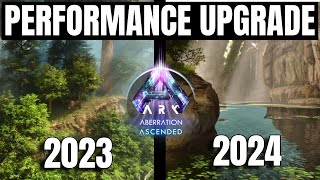 ARK Aberration Performance Upgrade  BEFORE vs AFTER [upl. by Nnaer146]