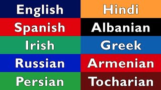 INDOEUROPEAN LANGUAGES Numbers 110 [upl. by Anni245]