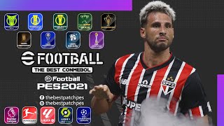 PATCH THE BEST VERSÃO CONMEBOL  PES 2021 [upl. by Itnahs]